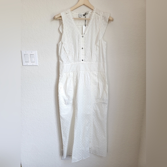 NWT COACH Broderie Anglaise Mini Dress SZ 4 - Picture 3 of 13